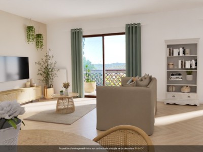 APPARTEMENT 3 PIECES TERRASSE CAVE A VENDRE - MONTAUROUX - 65 m2 - 188000€